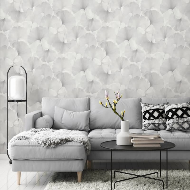 Tapete Grau, Silber, Erismann Vliestapete (1047031)