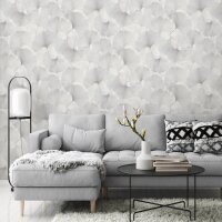 Tapete Grau, Silber, Erismann Vliestapete (1047031)