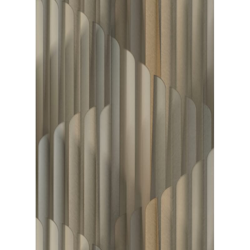 Tapete Gold, Kupfer, Erismann Vliestapete (1047115)