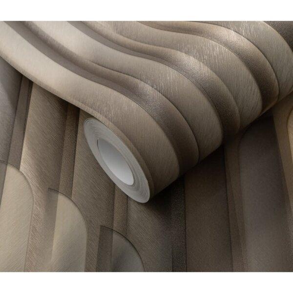 Tapete Gold, Kupfer, Erismann Vliestapete (1047115)