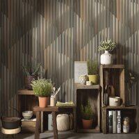 Tapete Gold, Kupfer, Erismann Vliestapete (1047115)