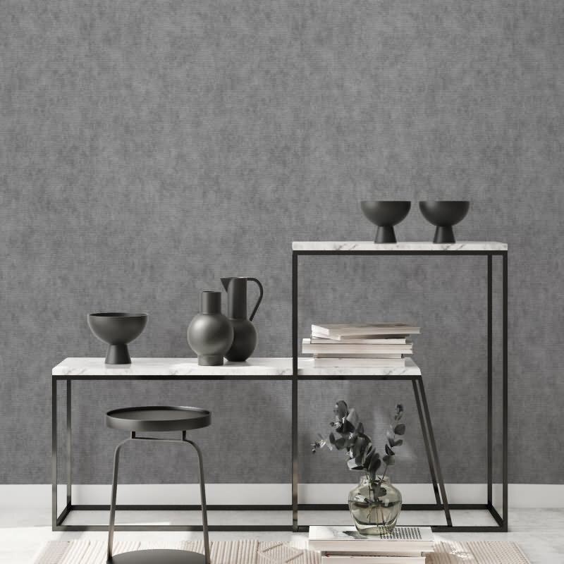 Tapete Grau, Silber, Erismann Vliestapete (1047329)