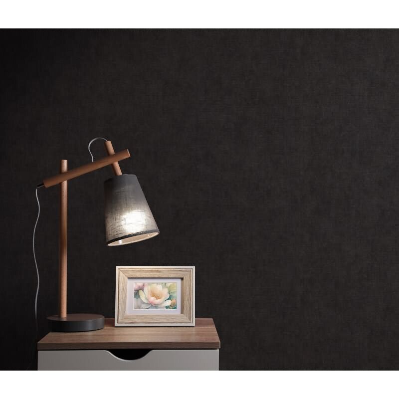 Tapete Schwarz, Anthrazit, Erismann Vliestapete (1047347)