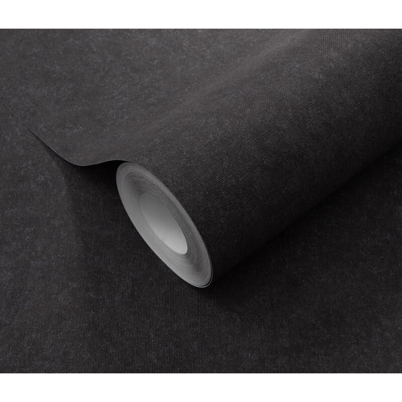 Tapete Schwarz, Anthrazit, Erismann Vliestapete (1047347)