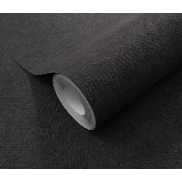 Tapete Schwarz, Anthrazit, Erismann Vliestapete (1047347)