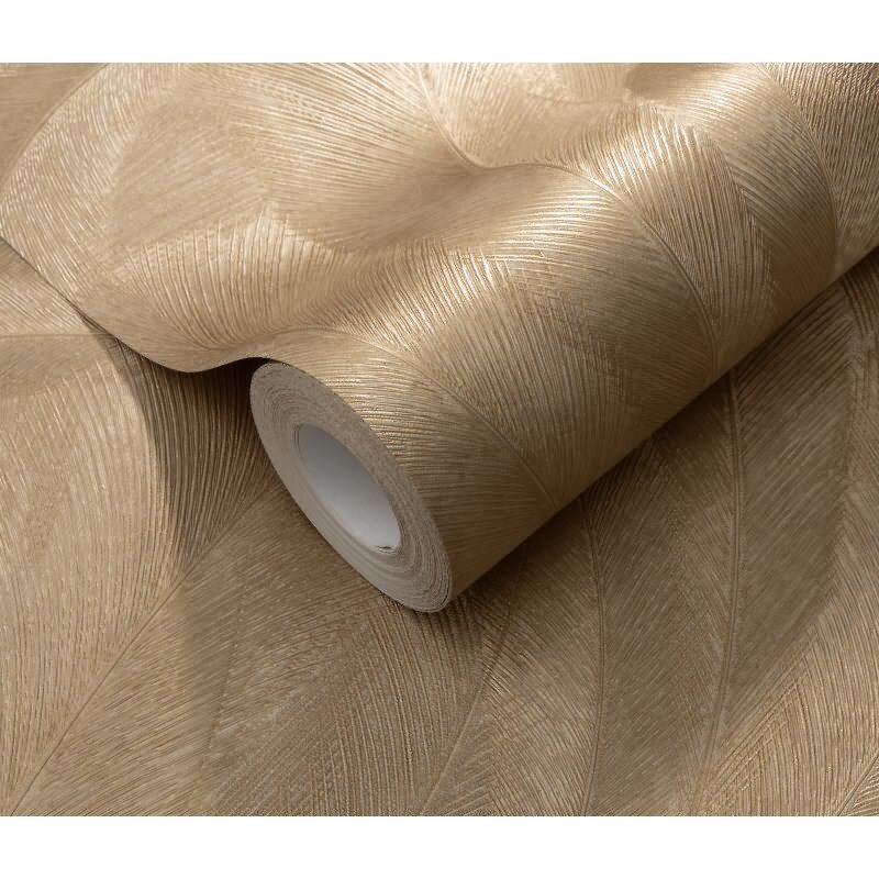 Tapete Gold, Kupfer, Erismann Vliestapete (1047630)