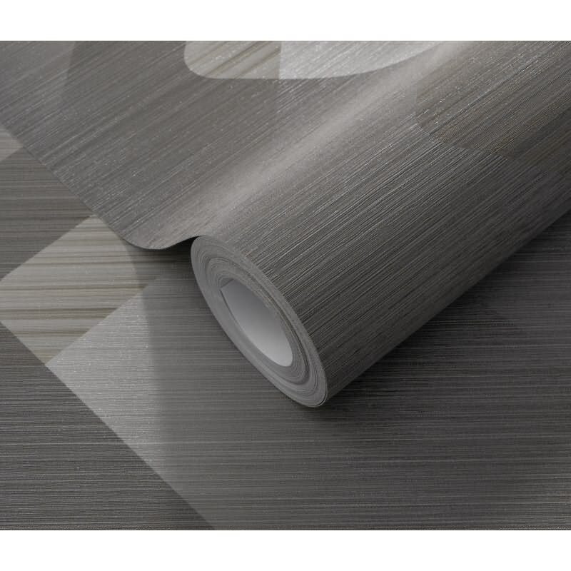 Tapete Grau, Silber, Erismann Vliestapete (1047947)