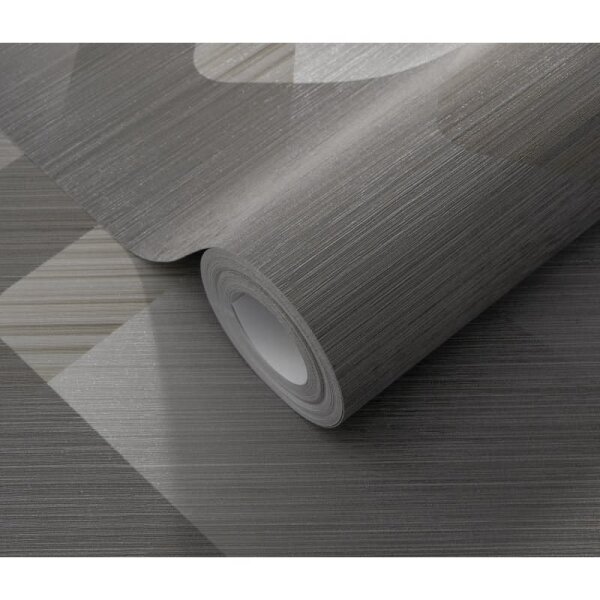 Tapete Grau, Silber, Erismann Vliestapete (1047947)