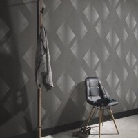 Tapete Grau, Silber, Erismann Vliestapete (1047947)