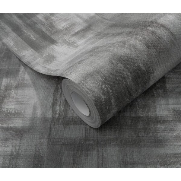 Tapete Grau, Silber, Erismann Vliestapete (1048029)