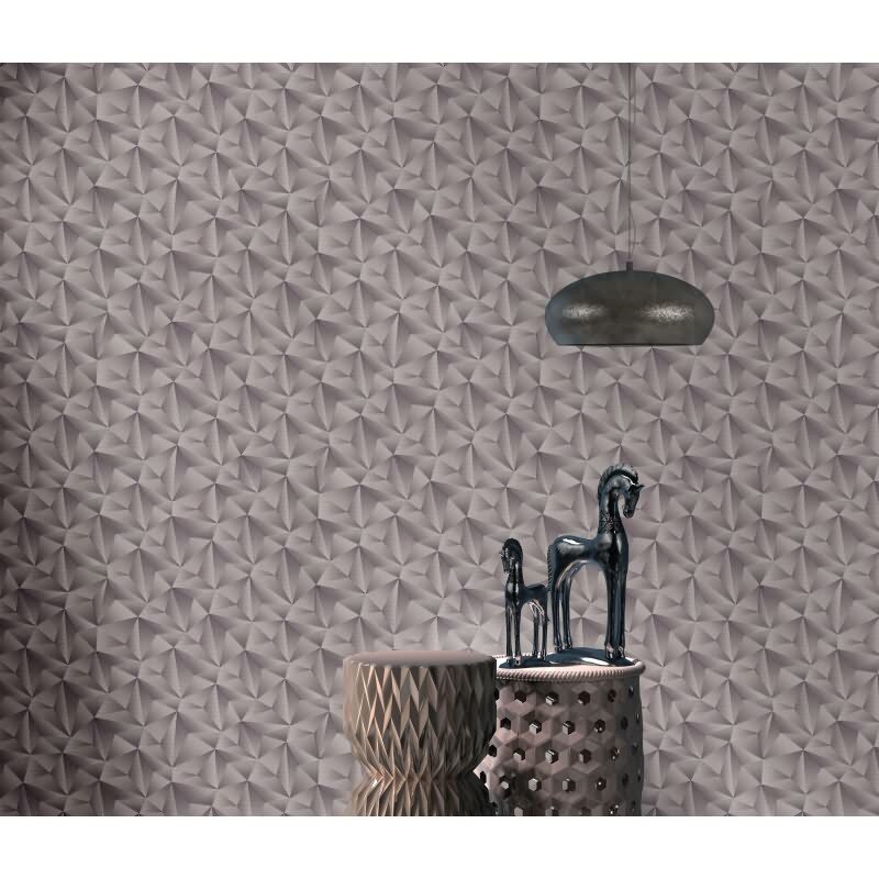 Tapete Grau, Silber, Erismann Vliestapete (1010634)