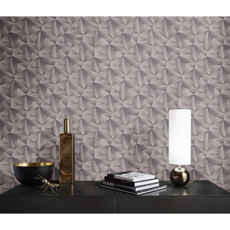 Tapete Grau, Silber, Erismann Vliestapete (1010634)