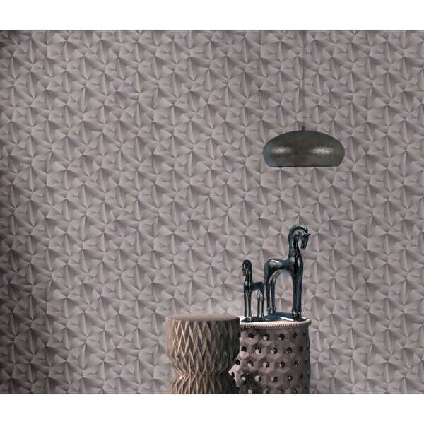 Tapete Grau, Silber, Erismann Vliestapete (1010634)