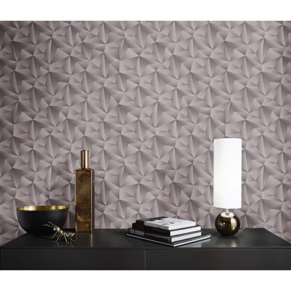 Tapete Grau, Silber, Erismann Vliestapete (1010634)