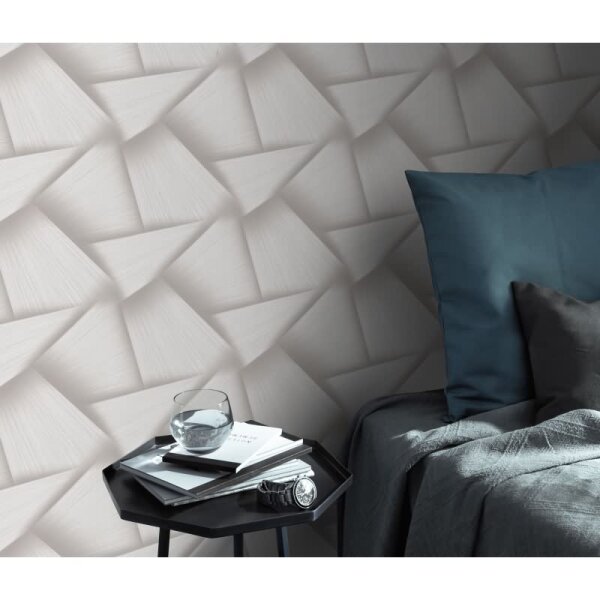 Tapete Greige, Erismann Vliestapete (1040137)