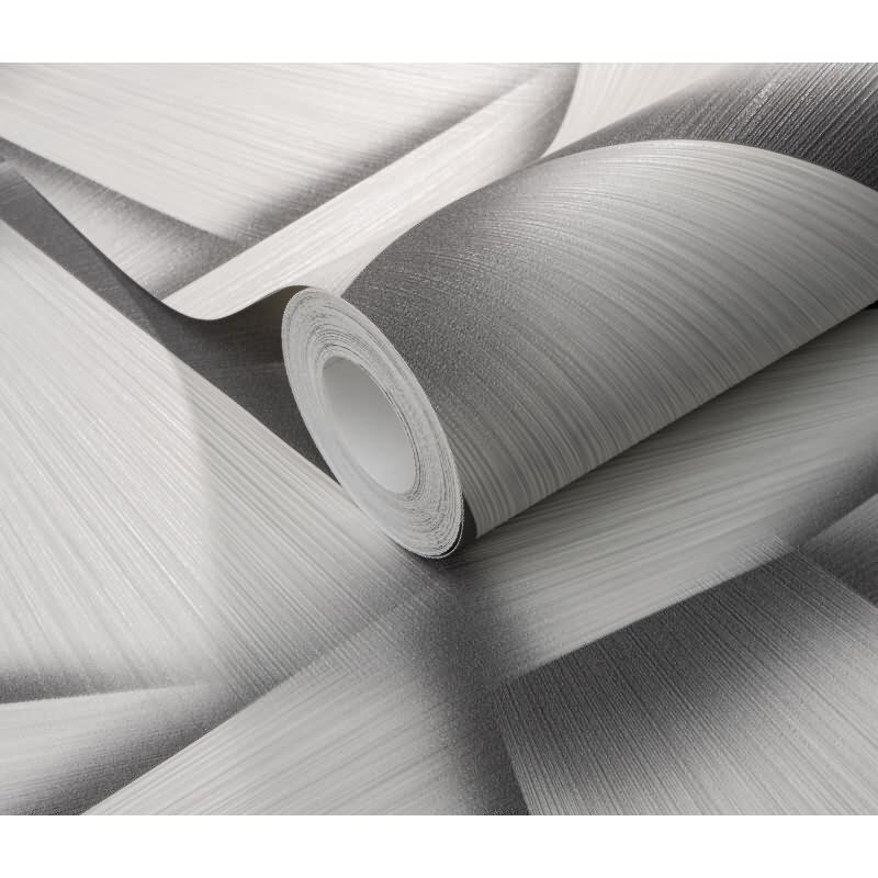 Tapete Grau, Silber, Erismann Vliestapete (1040147)