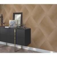 Tapete Gold, Kupfer, Erismann Vliestapete (1040430)