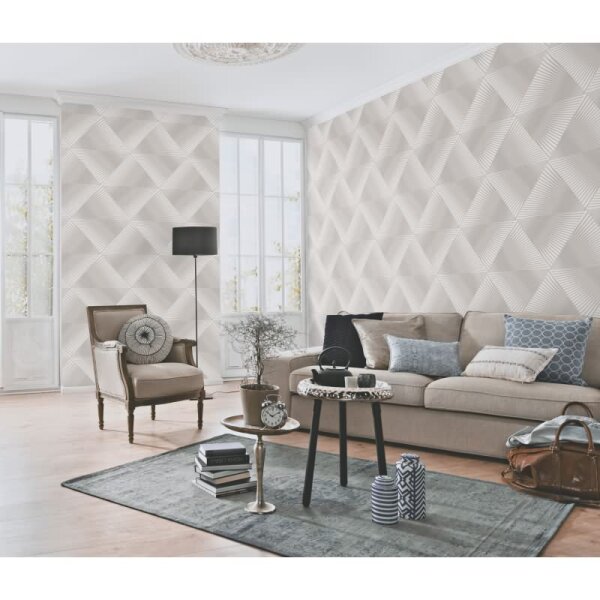 Tapete Greige, Erismann Vliestapete (1040437)