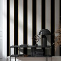 Vliestapete Blockstreifen, Streifen Streifen Klassisch...