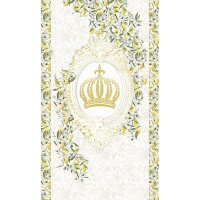 Vliestapete Krone, Zitronen Floral Natur matt in...