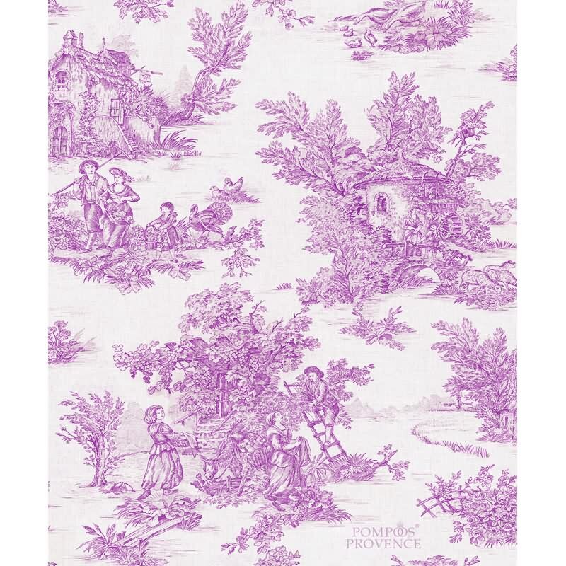 Vliestapete Landschaft, Menschen Grafisch Klassisch matt in Grau für Wohnzimmer, Schlafzimmer, Büro (35626)