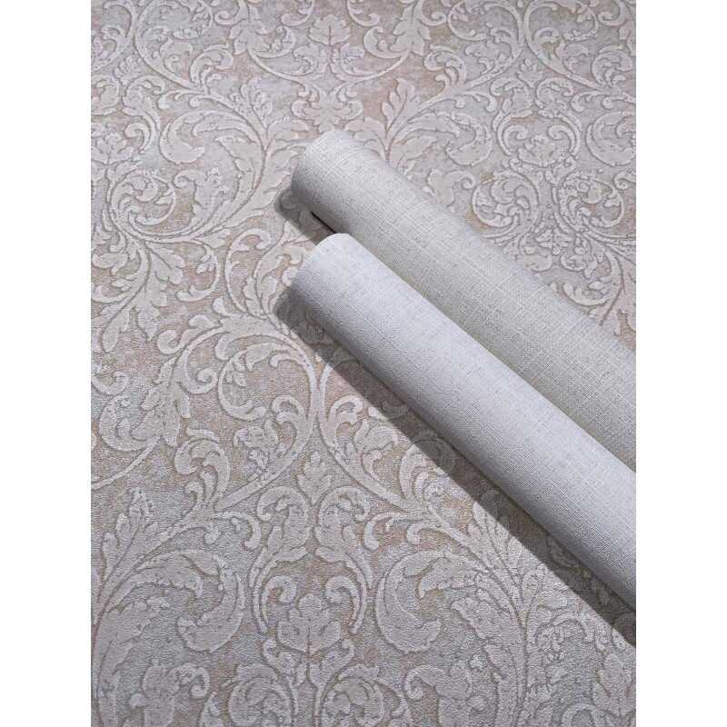 Vliestapete Ornament Ornamental Klassisch matt in Beige für Wohnzimmer, Schlafzimmer (35628)