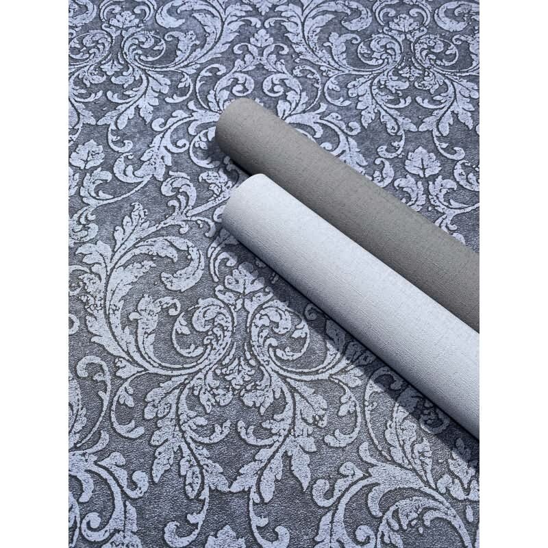 Vliestapete Ornament Ornamental Klassisch matt in Blau für Wohnzimmer, Schlafzimmer (35629)