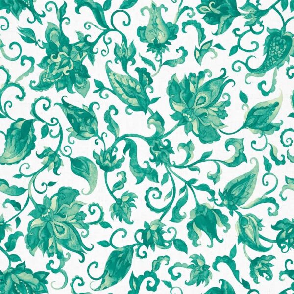 Vliestapete Blätter, Ranken Floral Natur matt in Grau für Wohnzimmer, Schlafzimmer (35641)