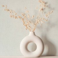 Vliestapete Strukturiert Uni Modern matt in Beige...