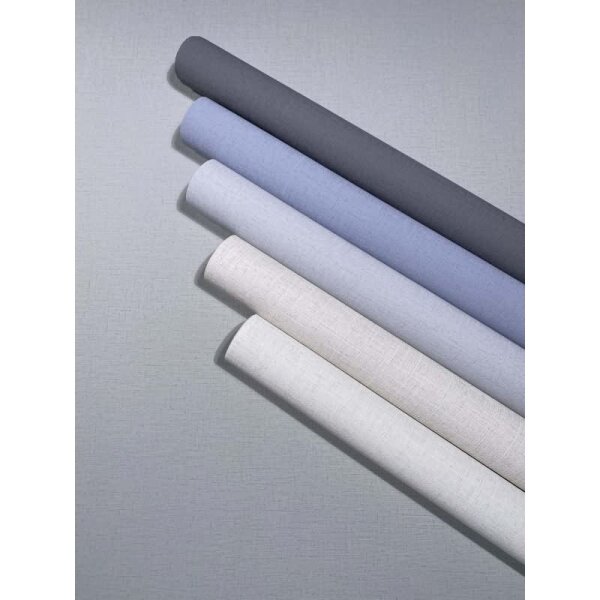 Vliestapete Strukturiert Uni Modern matt in Weiß für Wohnzimmer, Schlafzimmer, Küche, Büro (35651)