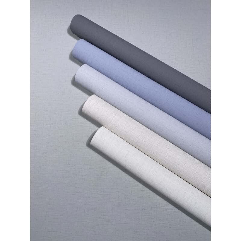 Vliestapete Strukturiert Uni Modern in Grau für Wohnzimmer, Schlafzimmer, Küche (35655)