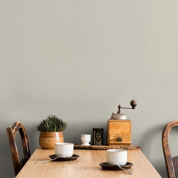 Vliestapete Strukturiert Textiloptik Modern, Uni matt in Grau für Wohnzimmer, Schlafzimmer, Büro (35659)