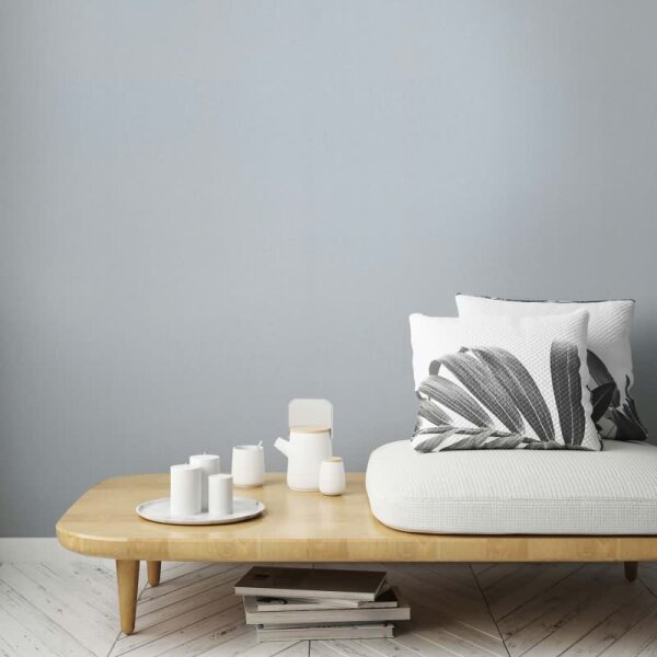 Vliestapete Strukturiert Uni Modern matt in Blau für Wohnzimmer, Schlafzimmer, Kinderzimmer, Büro (35661)