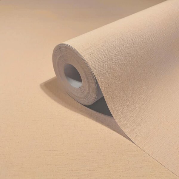 Vliestapete Strukturiert Uni Modern matt in Orange für Wohnzimmer, Schlafzimmer, Kinderzimmer, Büro (35665)