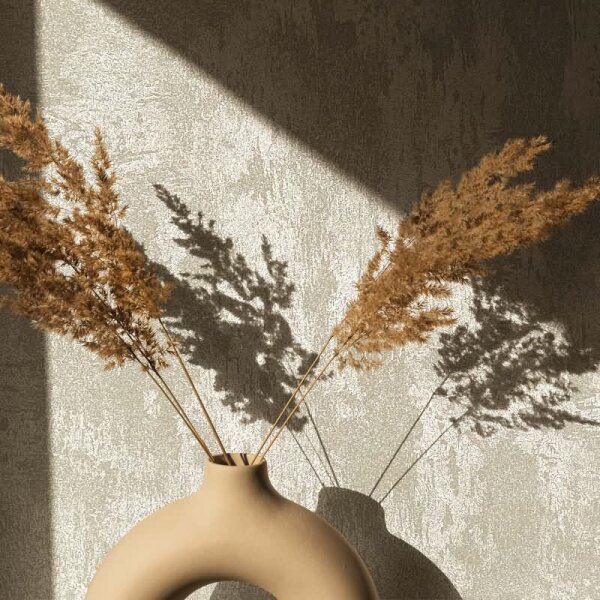 Vliestapete Betonoptik Metalloptik Modern glänzend in Graubraun für Wohnzimmer, Schlafzimmer, Büro (35680)