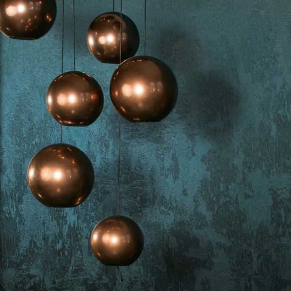 Vliestapete Betonoptik Metalloptik Modern glänzend in Grün für Wohnzimmer, Schlafzimmer, Büro (35685)