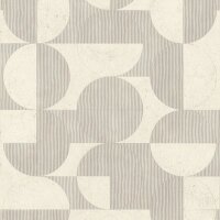 Tapete Beige, Creme, Grau, Silber Rasch Vliestapete (521313)