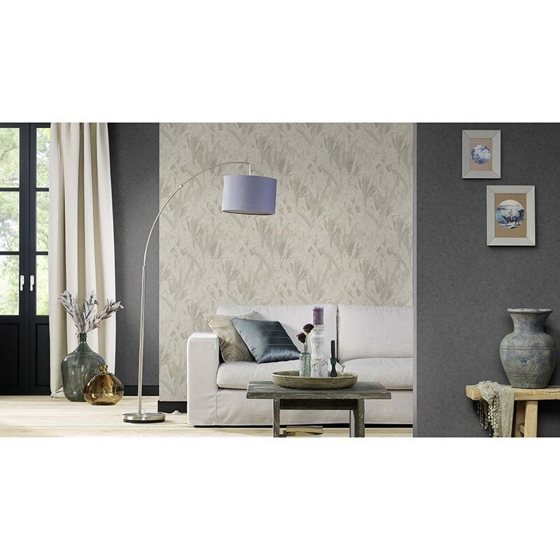 Tapete Schwarz, Anthrazit Rasch Vliestapete (520927)