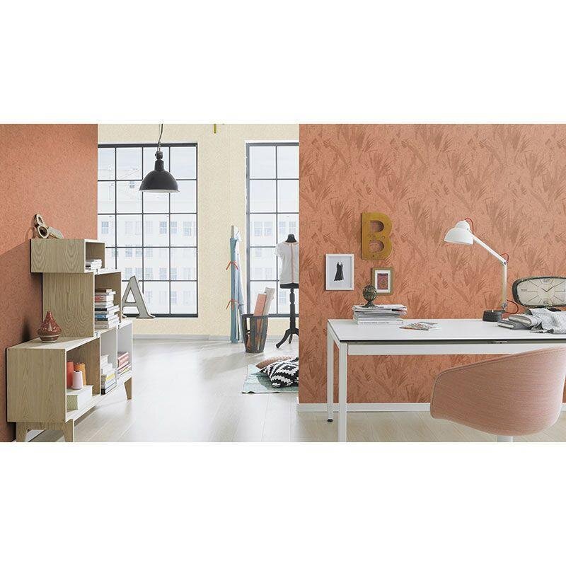 Tapete Braun, Rot Rasch Vliestapete (520880)