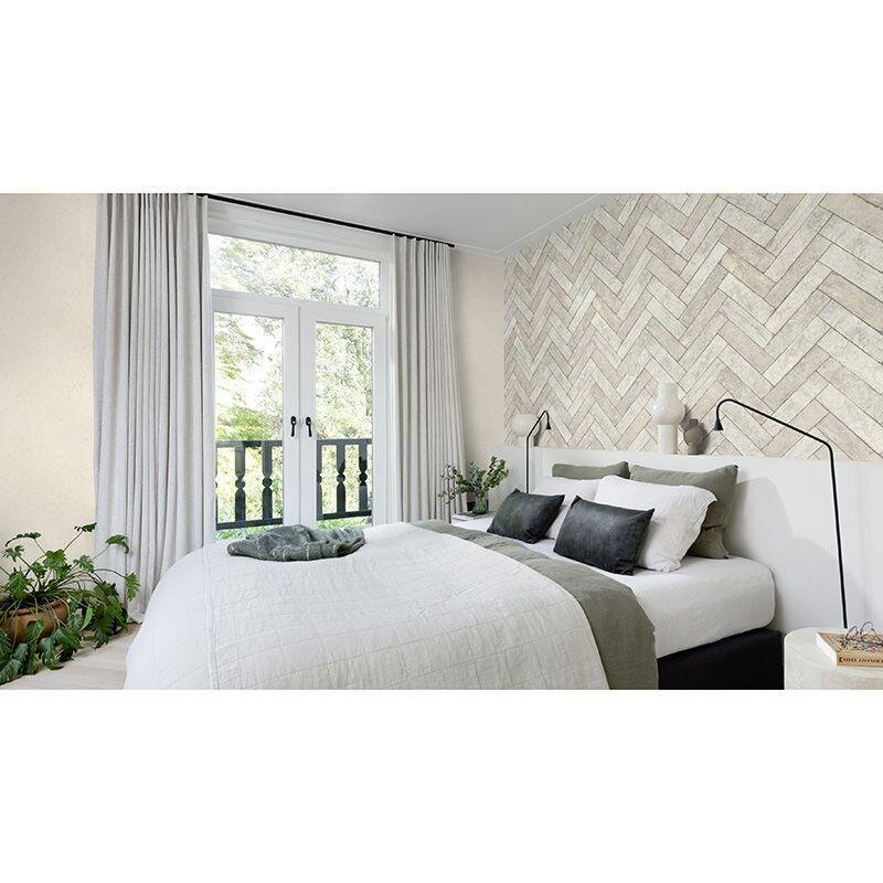 Tapete Beige, Creme Rasch Vliestapete (520828)