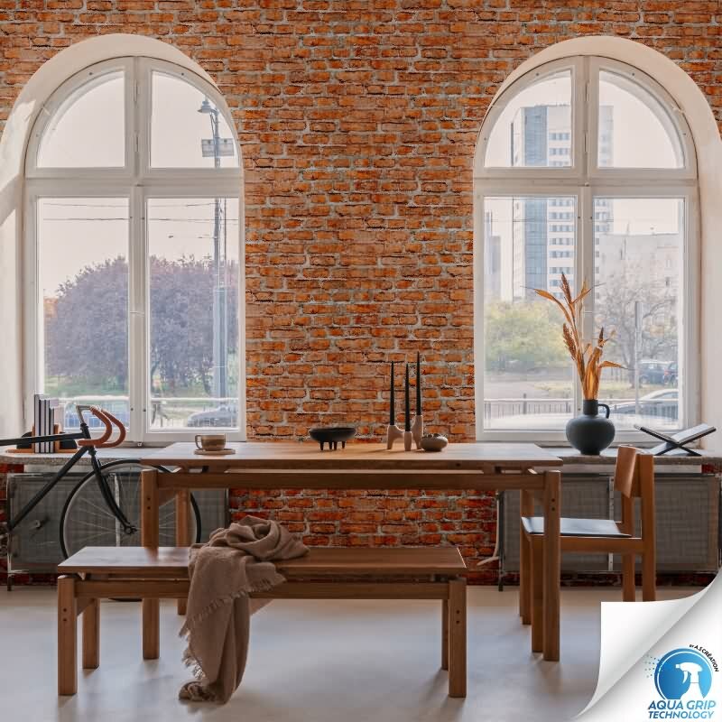 Vorgekleisterte Backstein-Tapete Ziegeloptik Rot - Industrial Vliestapete Loftstil (784561)