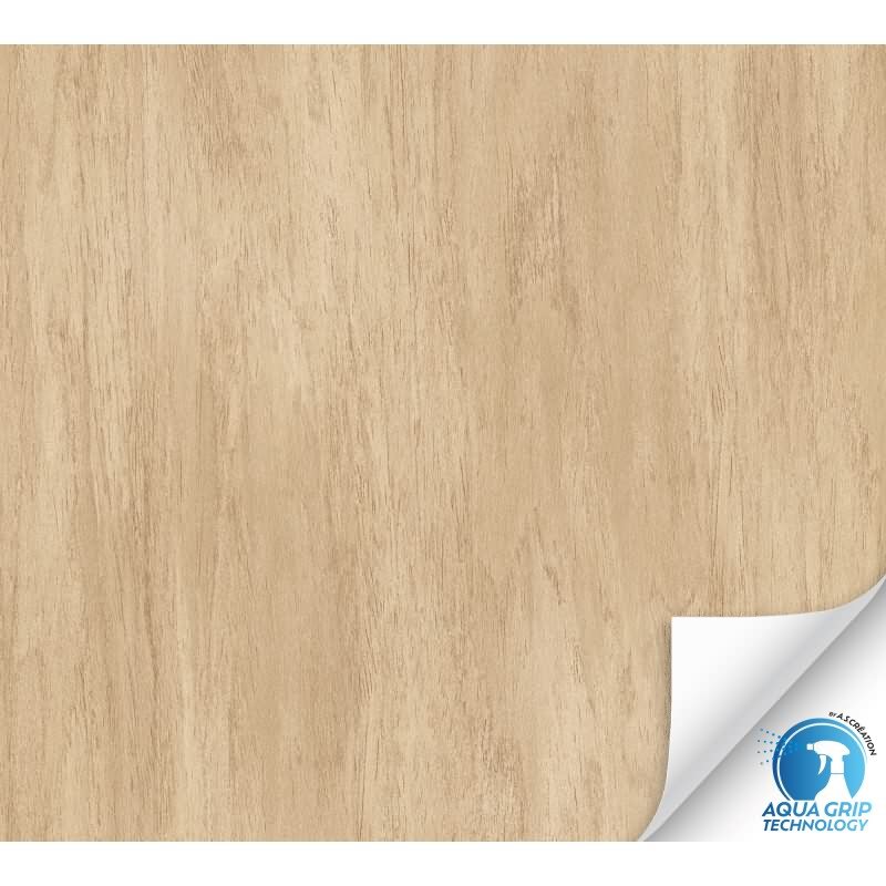 Vorgekleisterte Holzoptik-Tapete Natur Beige - Vliestapete mit Holzstruktur (784901)