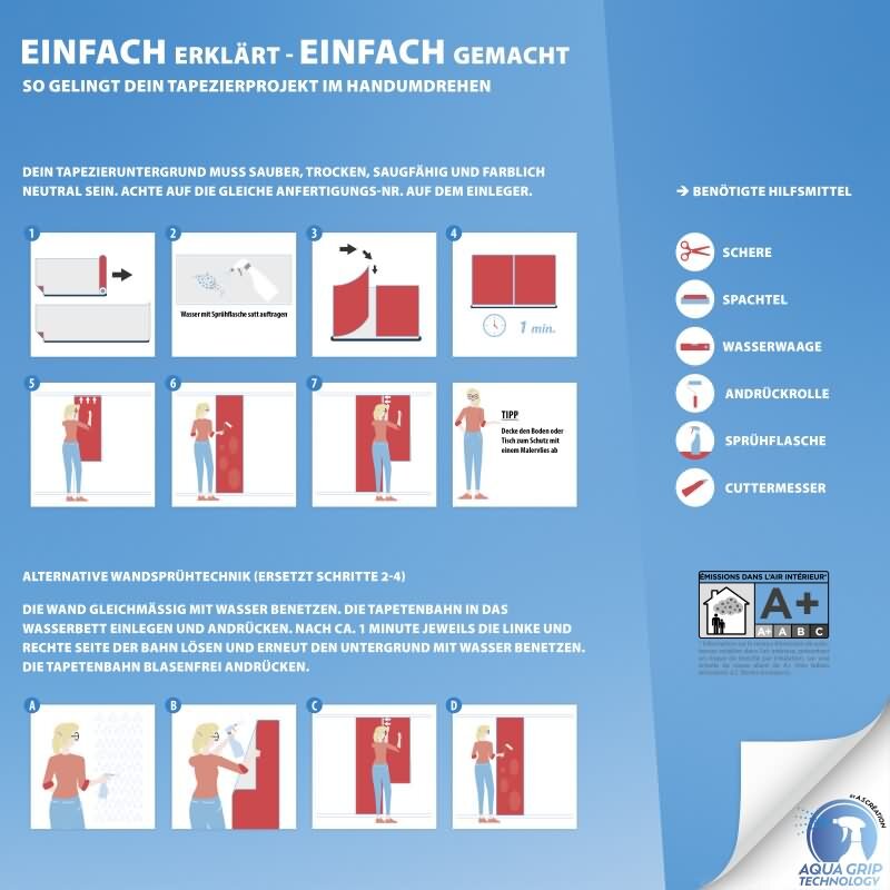 Vorgekleisterte Unitapete mit Textilstruktur Creme - Vliestapete einfarbig modern (785751)