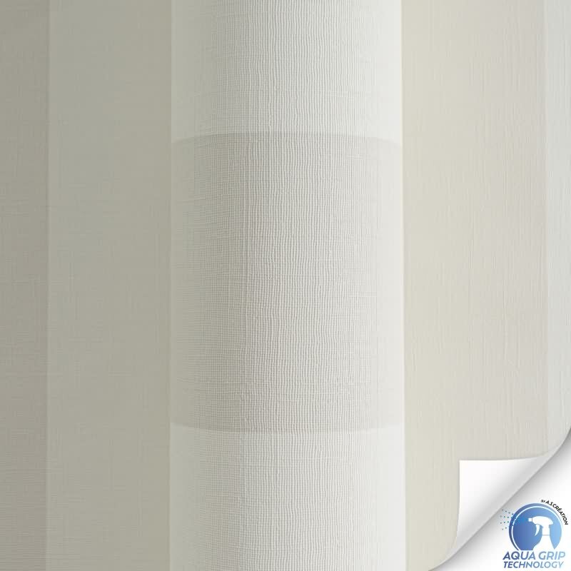 Vorgekleisterte Streifen-Tapete Creme Weiß - skandinavische Streifen-Vliestapete (787217)