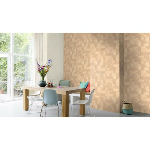 Tapete Beige, Creme Rasch Vliestapete (520231)