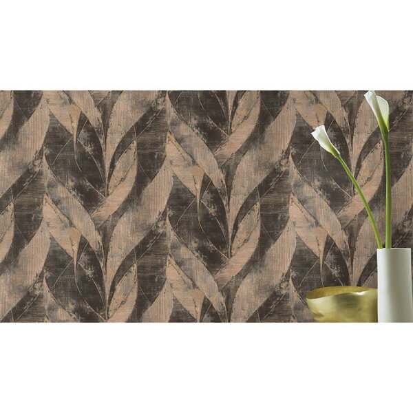 Tapete Schwarz, Anthrazit Rasch Vliestapete (520071)