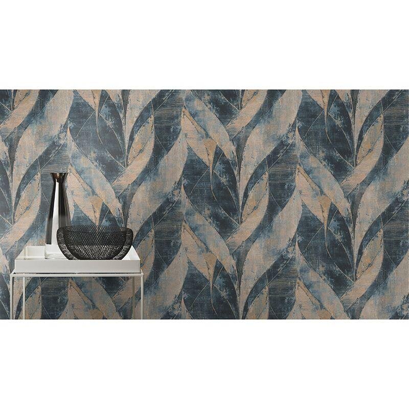 Tapete Beige, Creme, Blau Rasch Vliestapete (520064)