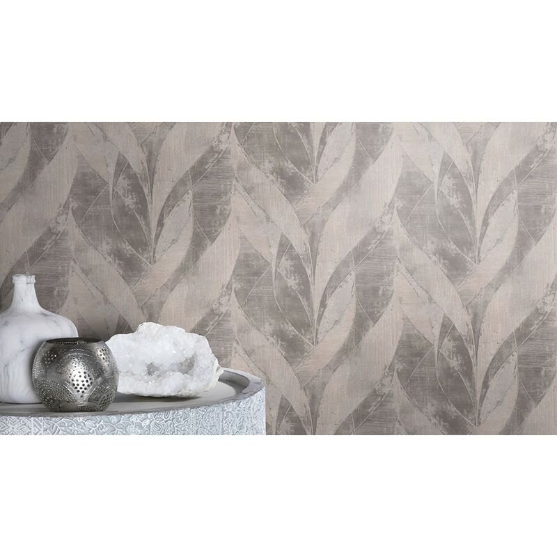 Tapete Grau, Silber Rasch Vliestapete (520040)