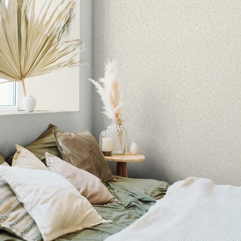 Vliestapete Struktur Uni Modern in Beige für Wohnzimmer, Schlafzimmer, Lounge (47601)