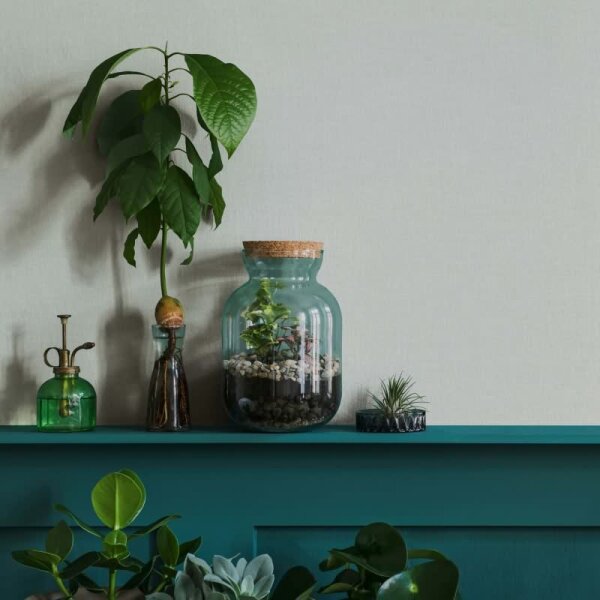 Vliestapete Struktur Uni Modern in Grau für Wohnzimmer, Schlafzimmer, Lounge (47602)